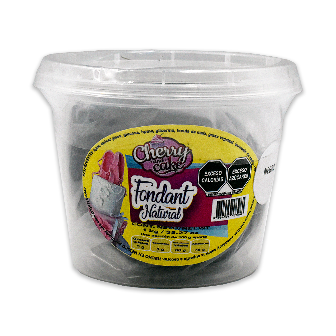 Fondant Negro Cherry 150 G