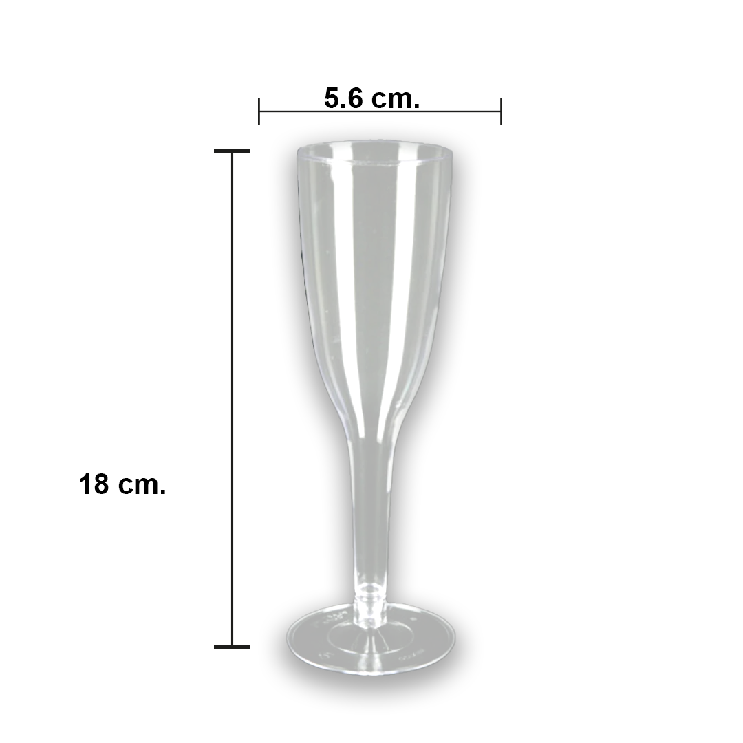 Copa Flauta Galvanotek 5.64oz (XB-C04C) Cristal