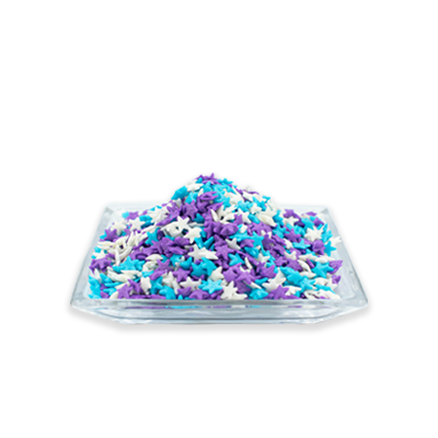 Confetti Decochef Estrella Mate Bubblie 100 g